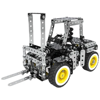 

589Pcs Assembling Car Toy Set Kit Assembled Building Block Kit Toys 3D Self-Assembly Metal Model Kit Gift for Children and Adult