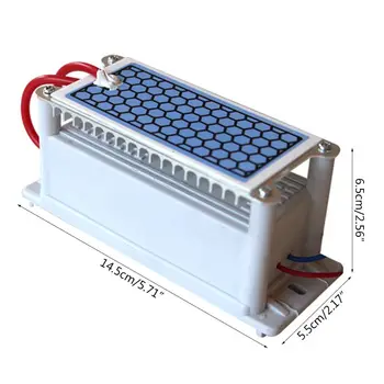 

5g/h Portable Ceramic Ozone Generator Ozonizer 220V Slot Water Purifier Air Cleaner Sterilizer Formaldehyde Removal