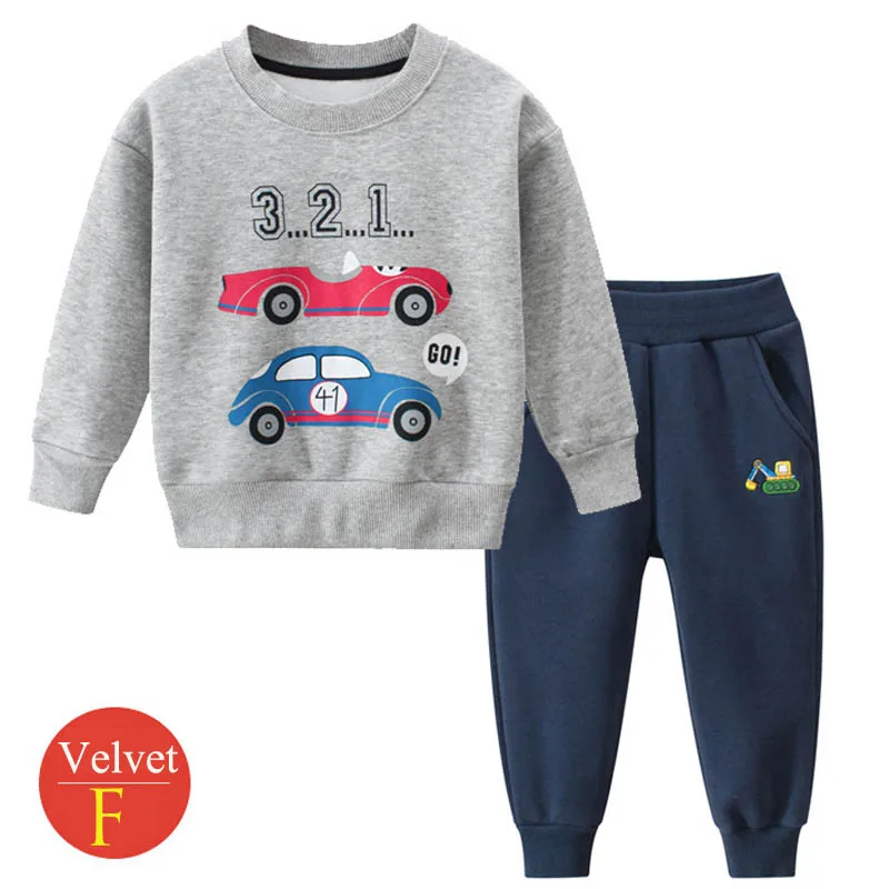 

Cartoon Truck Children Clothing 2020 Autumn Winter Toddler Boys Dinosaur Clothes Outfit Kids Set For Boys Clothing Set