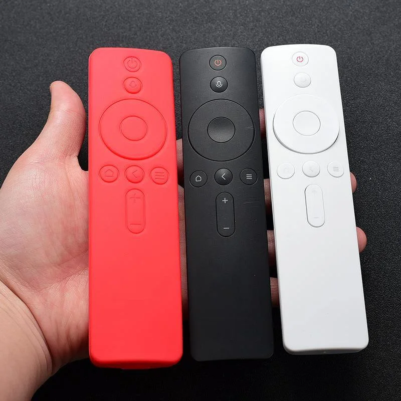 2pcs Remote Control Cover Cases for Xiaomi 4A Voice Button TV Silicone Dustproof Protective Case Rubber Mi 4C | Электроника