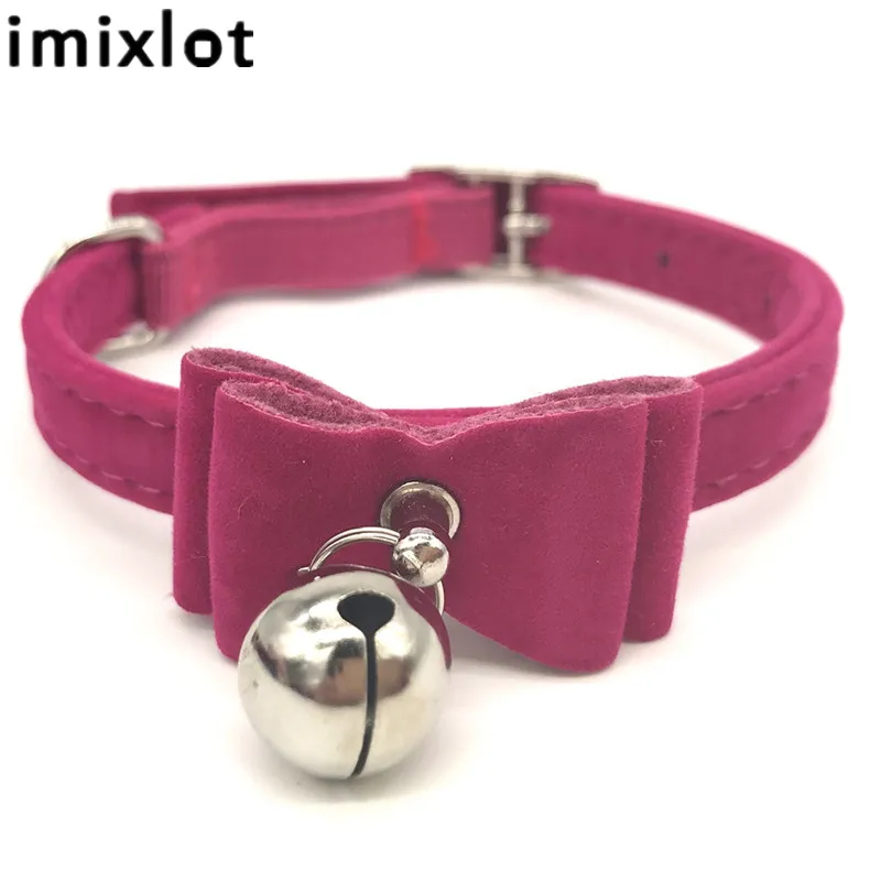 Ошейник для домашних животных Imixlot бархатный галстук-бабочка модный ошейник