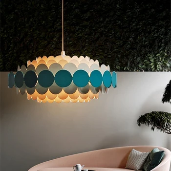 

Nordic Iron Pendant Lights Lamp Simple Nordic Home Decoration Pendant Lighting Living Room Bedroom Loft Dining Room Hanging Lamp