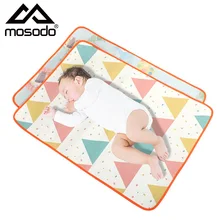 Matelas à langer pour nouveau né, imperméable, en daim, coton, glace, soie, lavable, velours, surdimensionné