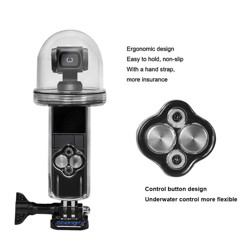 Для Osmo Карманный 60 м водонепроницаемый корпус камеры водонепроницаемый защитный корпус оболочка для DJI OSMO карманные аксессуары