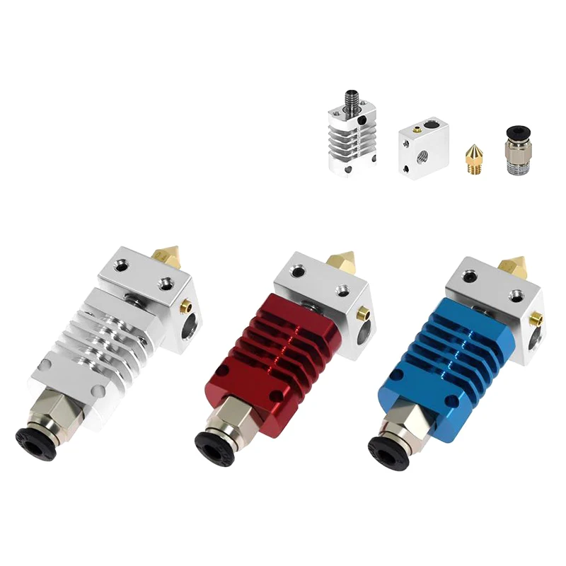 Детали для 3D принтера цельнометаллический экструдер Hotend MK8 с j головкой сопла 1 75/0
