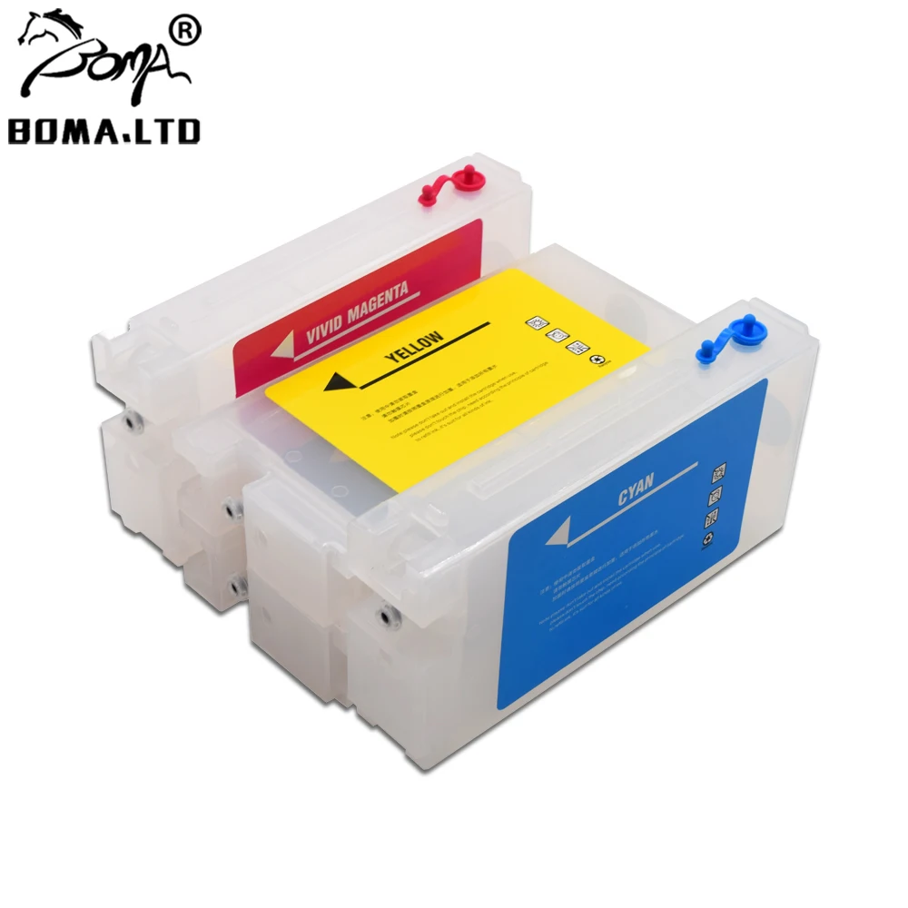 Recarga Cartucho de Tinta Chipless para Epson Certeza Cor T5470m T5470 T3475 T3470 T3475 Impressora 350ml T41w T41p - Imagem 4