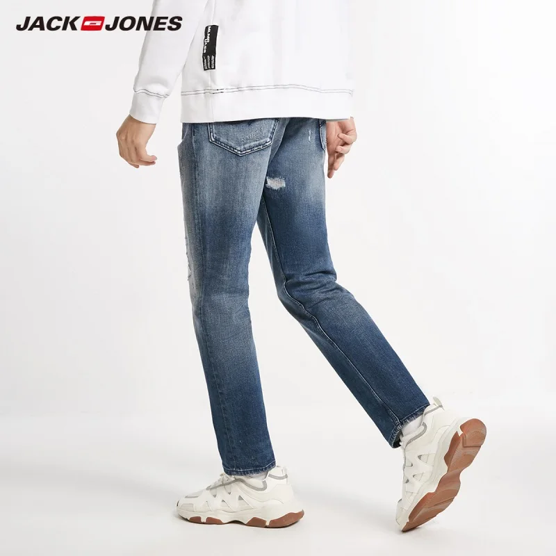 JackJones зимняя мужская мода тренд стрейч джинсы длинные брюки 218432524
