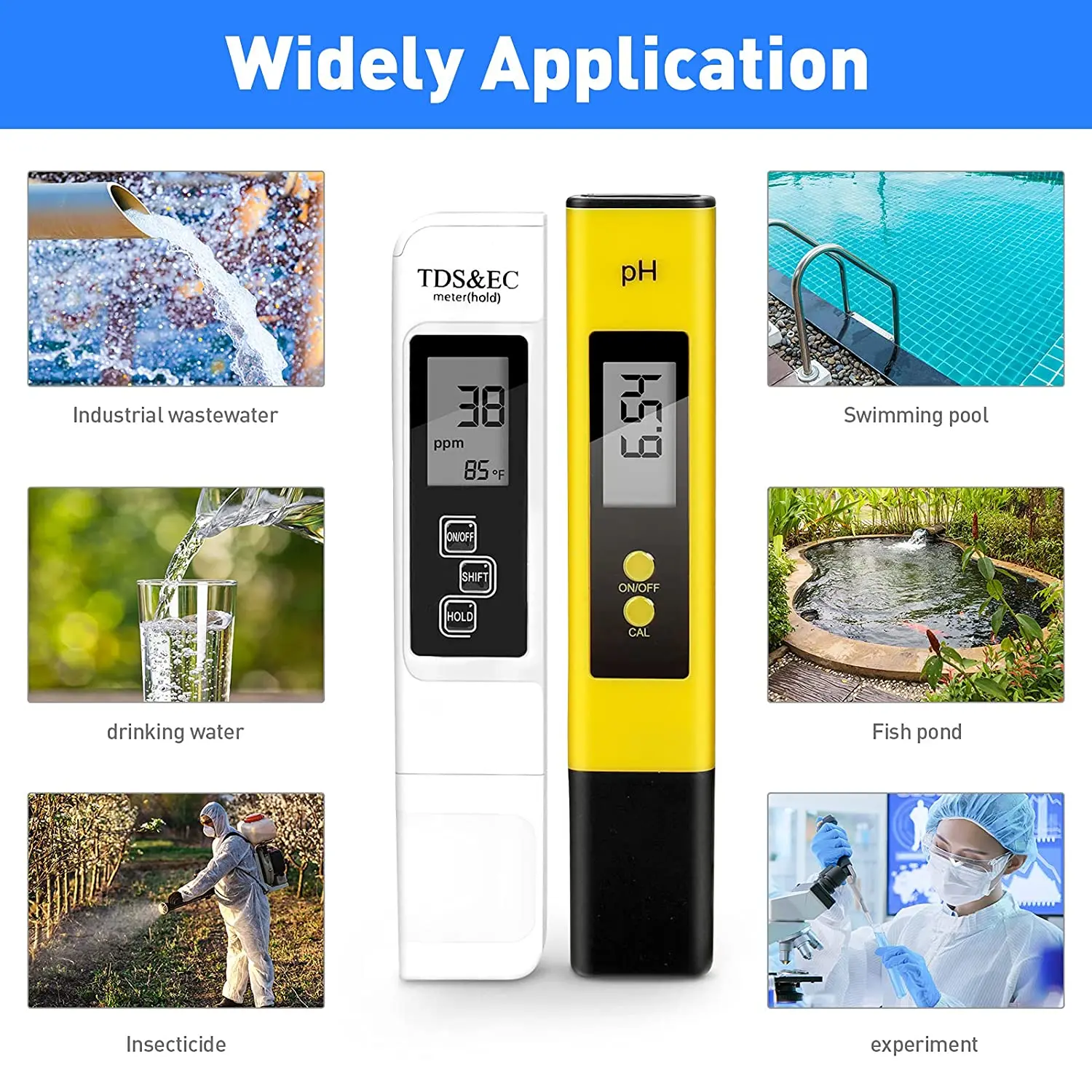 【新品未使用】マルチTRIメーター内臓サブフィルターPH TDS(PPM) EC Ph計、tds ppmメーター、soild phテスター [2022アップグレード