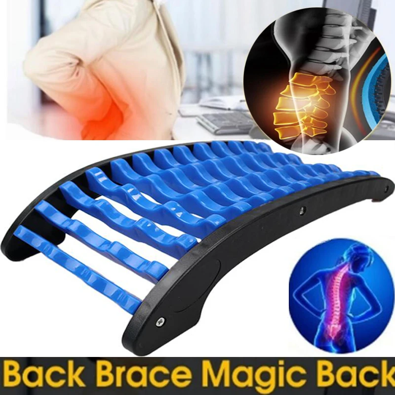 

Magic Stretcher Fitness Lumbar Support Stretch Equipment Back Massager Relaxation Mate Spinal Pain Relieve Lumbar Muscle Strain