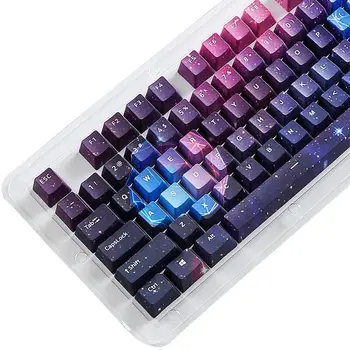 

104-key 5-side Dye-subbed Keycaps Galaxy OEM Profile PBT Keycaps Fit Cherry MX Switches for 61 87 104 Mechanical Keyboard