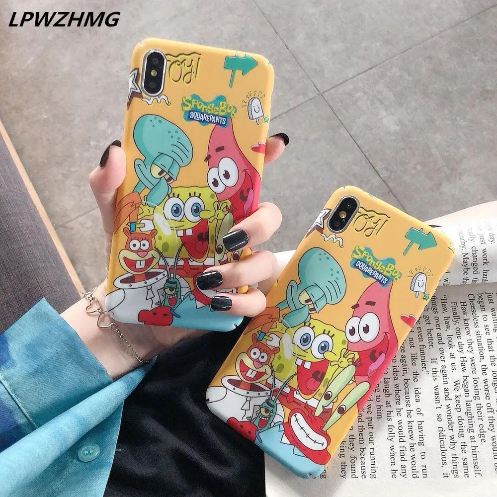 LPWZHMG мультфильм Губка Боб Патрик Телефон чехол для huawei honor 10 20 P20 P30 pro Nova 3 4 5 Жесткий