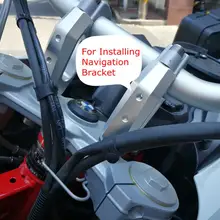 Рукоятка мотоцикла зажимы руль поднятый стояки W/отверстия навигационный кронштейн CNC алюминий для BMW F800GS F800 F 800 GS 800GS