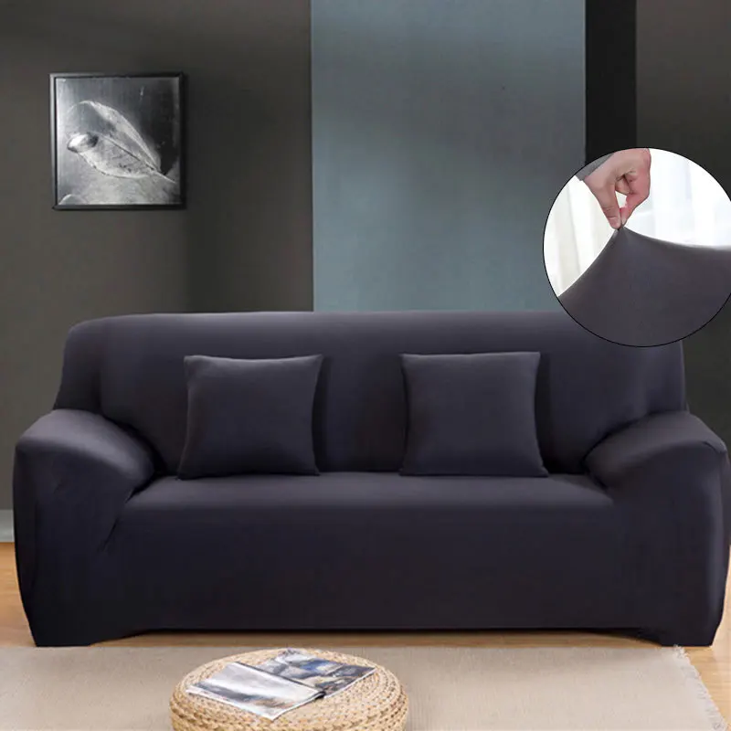 Cover For Sofa Solid Color Corner Sofa Cover Good Flexibility Cover For Sofa Stretch A45002