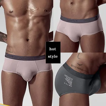

Hot Fashion Sexy Men Briefs Underwear Bikini Mens Cotton Soft Breathable Slip Underpants Cueca Male Panties Lingerie Seamless