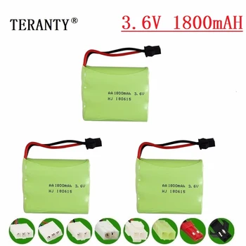 

(M Model ) 3.6v 1800mah NiMH Battery For Rc toys Car Tanks Trains Robots RC Boats Guns Ni-MH AA 700mah 3.6v Rechargeable Battery