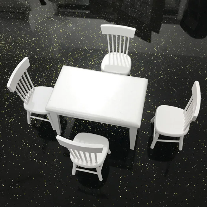 5 шт. деревянный стол стул набор мини кукла мебель модель для 1/12 кукольный домик игровой дом игрушки NSV775