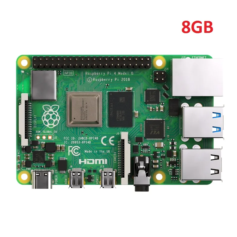 Raspberry Pi 4 Модель B 8GB макетная плата четырехъядерный Cortex A72 1 5 GHz RAM с двухдиапазонным WIFI Bluetooth поддержкой