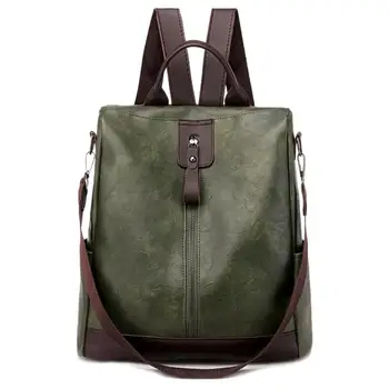 

Hot Sale Backpacks Multi-function Portable Teenagers Casual School Backpack Leather Travel Outdoor Shopping Shoulder Bag