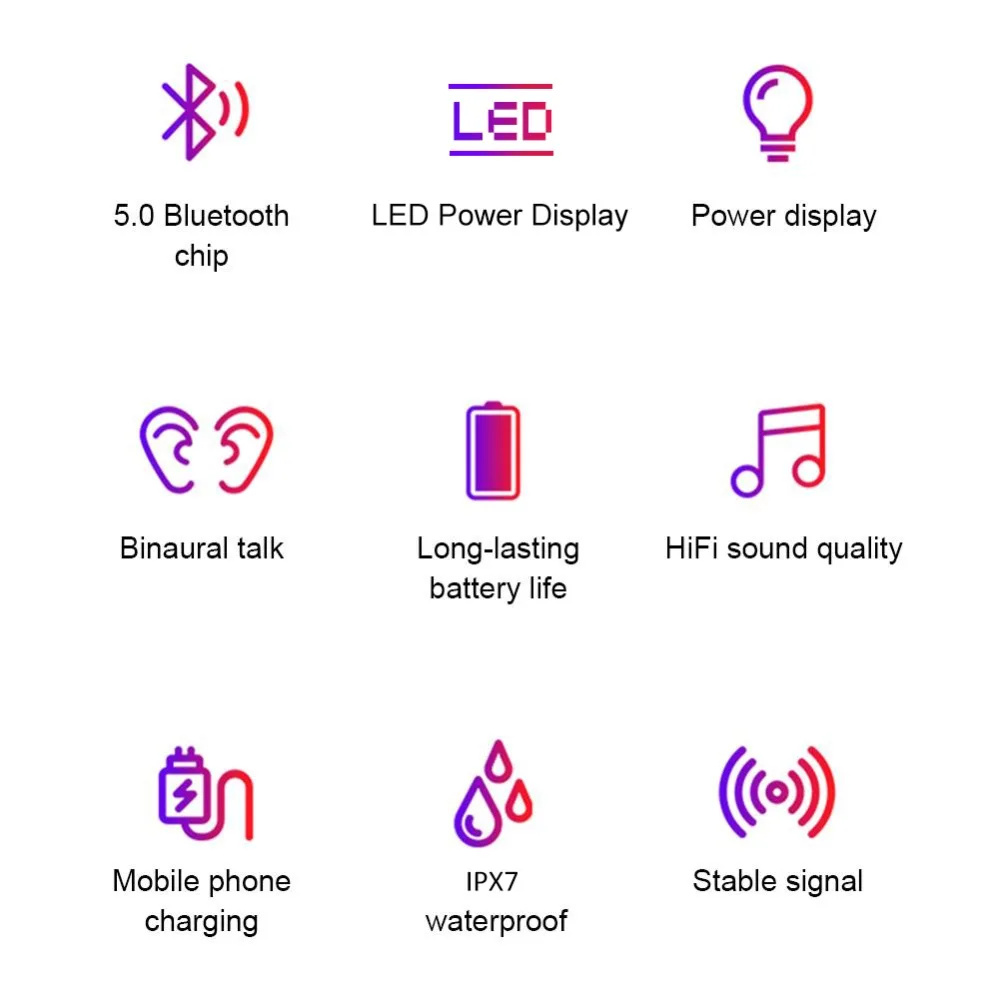 Q65 TWS Беспроводные Bluetooth 5,0 наушники IPX7 водонепроницаемые наушники 3500 мАч зарядный чехол 9D стерео гарнитура светодиодный дисплей Q82 q32s