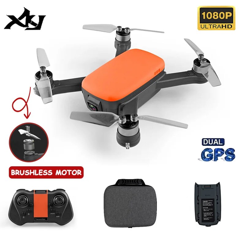 Мини Квадрокоптер XKJ 913A с GPS и HD камерой 1080P|Квадрокоптер дистанционным