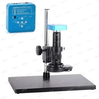 

HAYEAR Full Set 34MP 2K Industrial Soldering Microscope Camera USB Outputs 180X