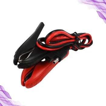 

1pc SAE 2 Pole Plug Connector Cord Solar Energy Alligator Clip Conversion Cable Connector