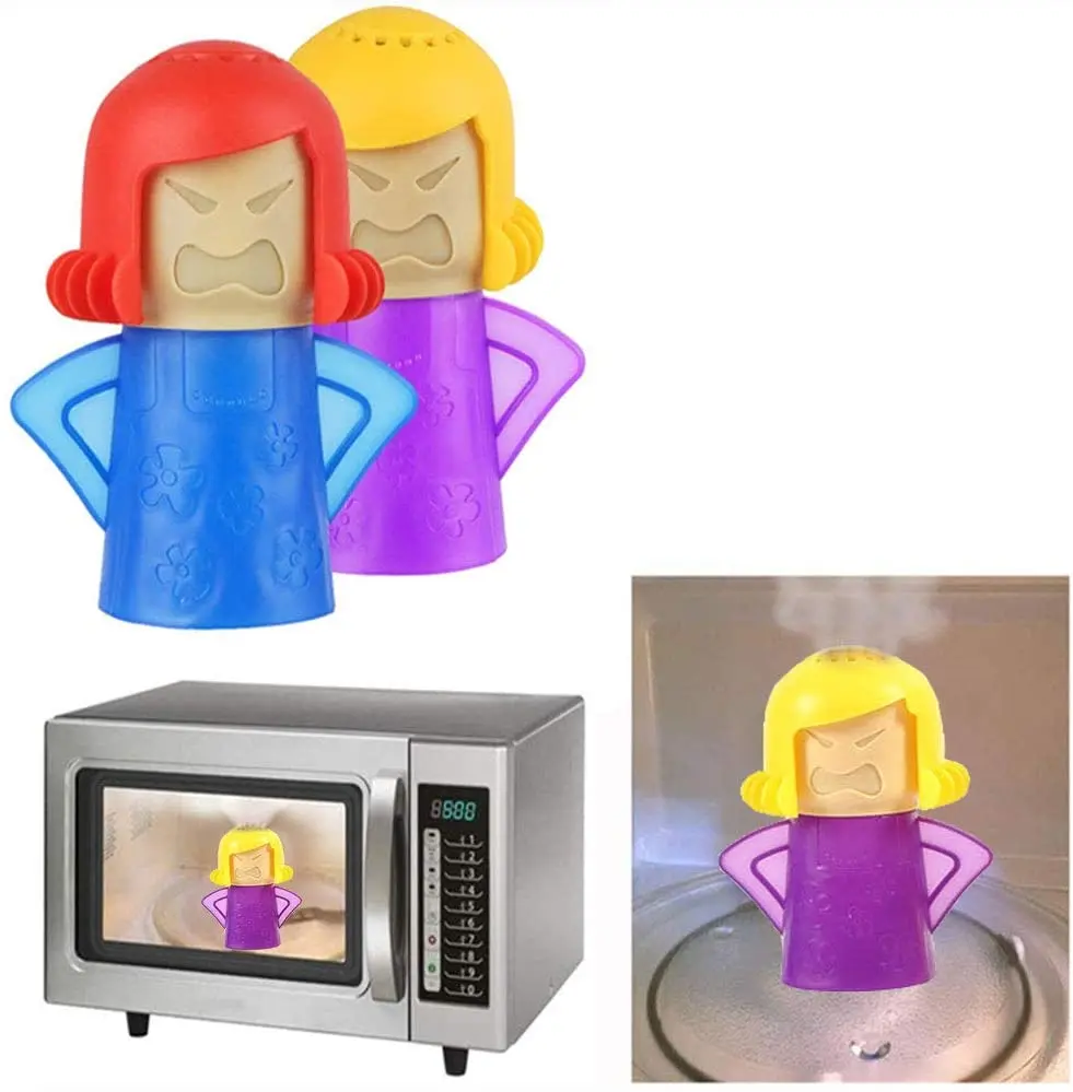 Microwave Steam Cleaner Angry Mama Oven Cleaners Easily Clean in Minutes Cleans Add Vinegar and Water for Home | Дом и сад