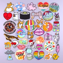 Cartoon Patch Iron On Patches For Clothing Thermoadhesive Patches On Clothes Animal Embroidered Stickers Badge Patch For Clothes