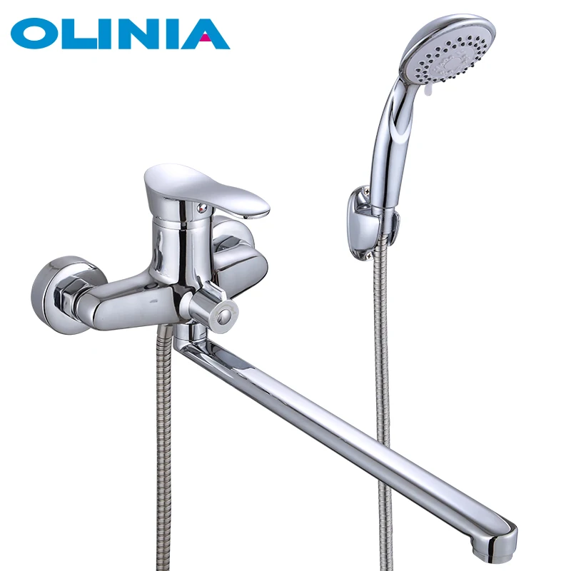 OL8096 Olinia смеситель для ванной душевая система кран для ванной cмеситель для ванны смеситель на борт ванны смесители для ванной смеситель для душа душевая система смеситель для душа смеситель в ванную душевые OL8096 - Цвет: OL8096