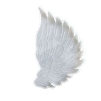 

2Pc Wing Coaster Resin Mold Puzzle Teacup Bowl Mat Trays Silicone Mold Art Craft N58F