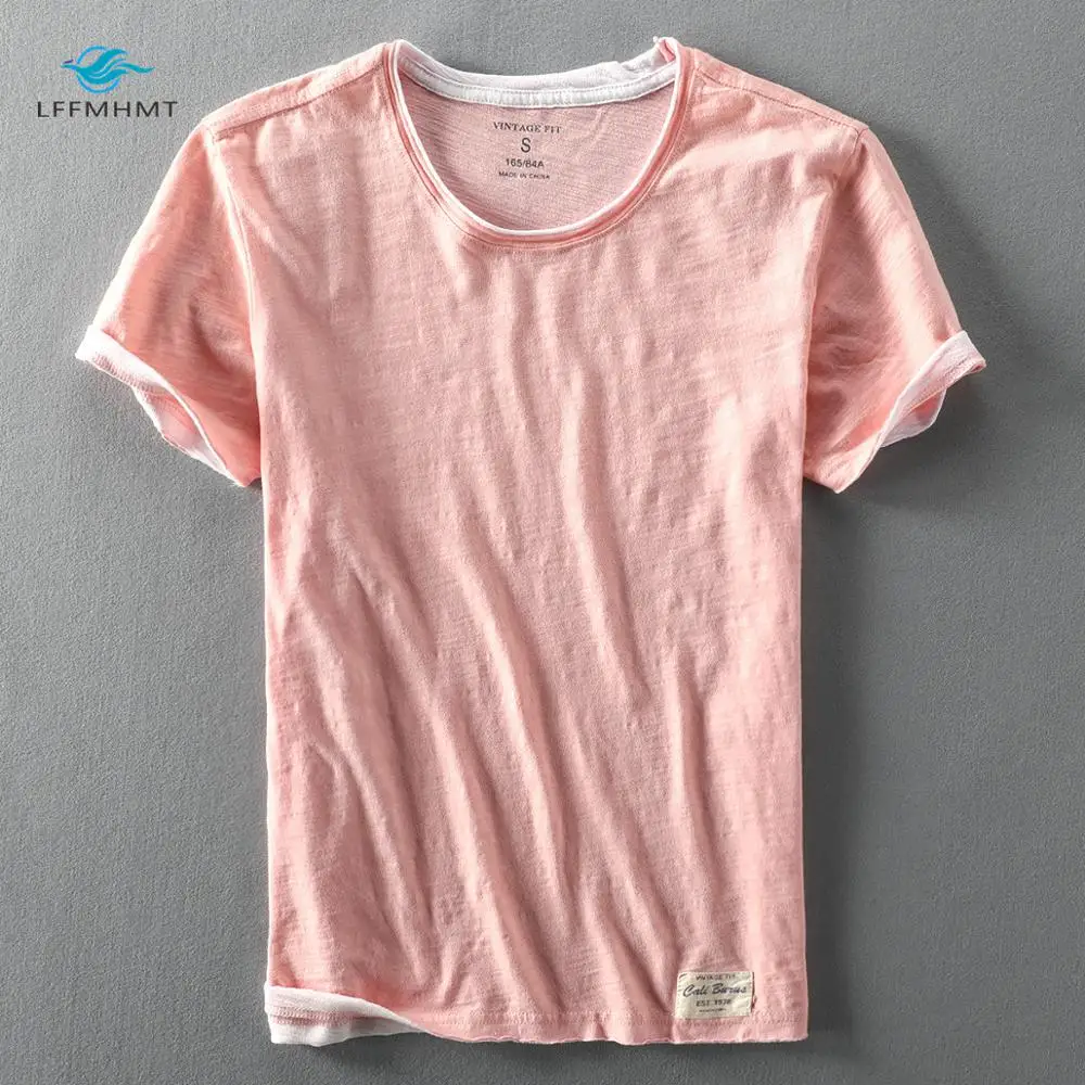 Men's Bamboo Cotton White Tee - FOR PIMWICK 2