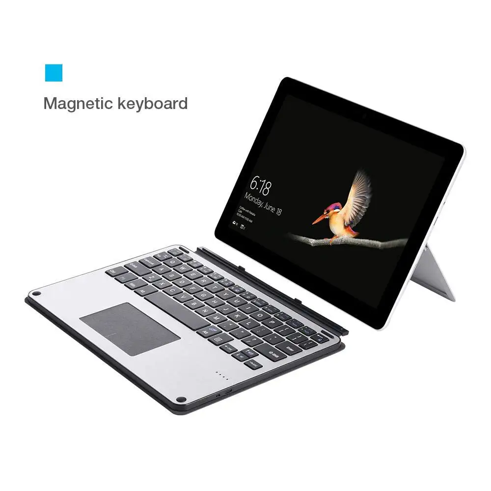 

10 Inch Ultra-Slim Detachable American Bluetooth Keyboard For Microsoft Surface Go Wireless Bluetooth Keyboard with Touchpad