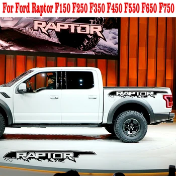 

2Pcs Car Stickers For Ford Raptor F150 F250 F350 F450 F550 F650 F750 Pickup Auto Vinyl Film Sport Decals Car Tuning Accessories