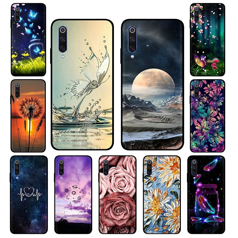 

FOR Xiaomi Mi 9 Case Xiaomi Mi 9 SE Case Cover Phone Back Bag Case for Xiaomi Mi 9 Silicone Matte Capa