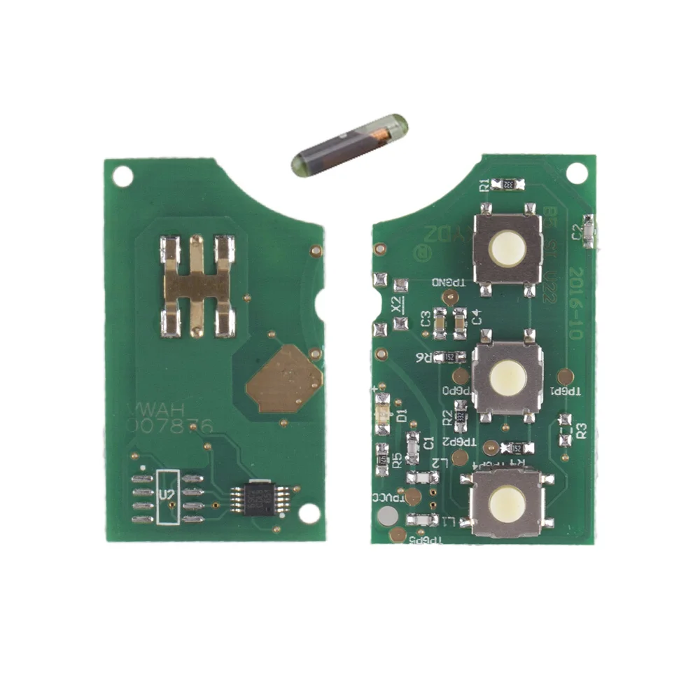 KEYYOU 3 кнопки Filp дистанционный ключ для vw skoda seat Roomster Fabia 1J0 959 753 DA автомобильные ключи дистанционное управление 434 МГц с чипом ID48