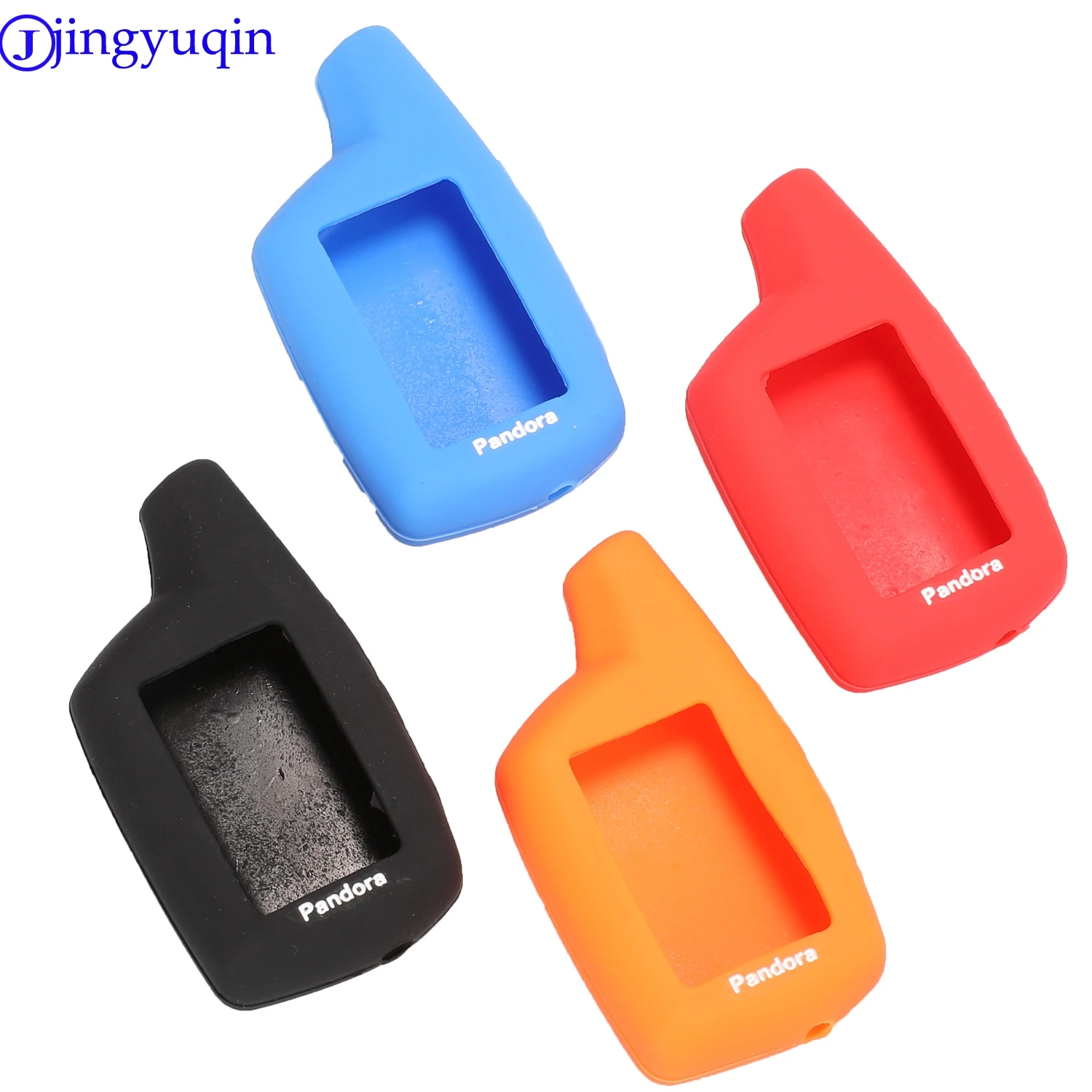 

jingyuqin DXL3000 Silicone Key Case For PANDORA DXL3000 Russian Version 2-Way Car Alarm System LCD Remote Control Keychain