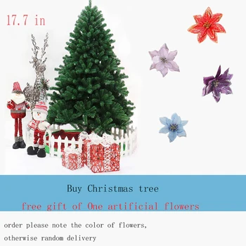 

45cm Artificial Christmas Tree Indoor Xmas Decor Reusable Green Tower Shaped Standing Christmas Tree Festival Home Decoration