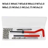 Metric Thread Repair Kit M5 M6 M8 M10 M12 Thread Tool Spanner Wrench Inserts Drill Tap Set For Restoring Damaged Repair Tools ► Photo 3/6