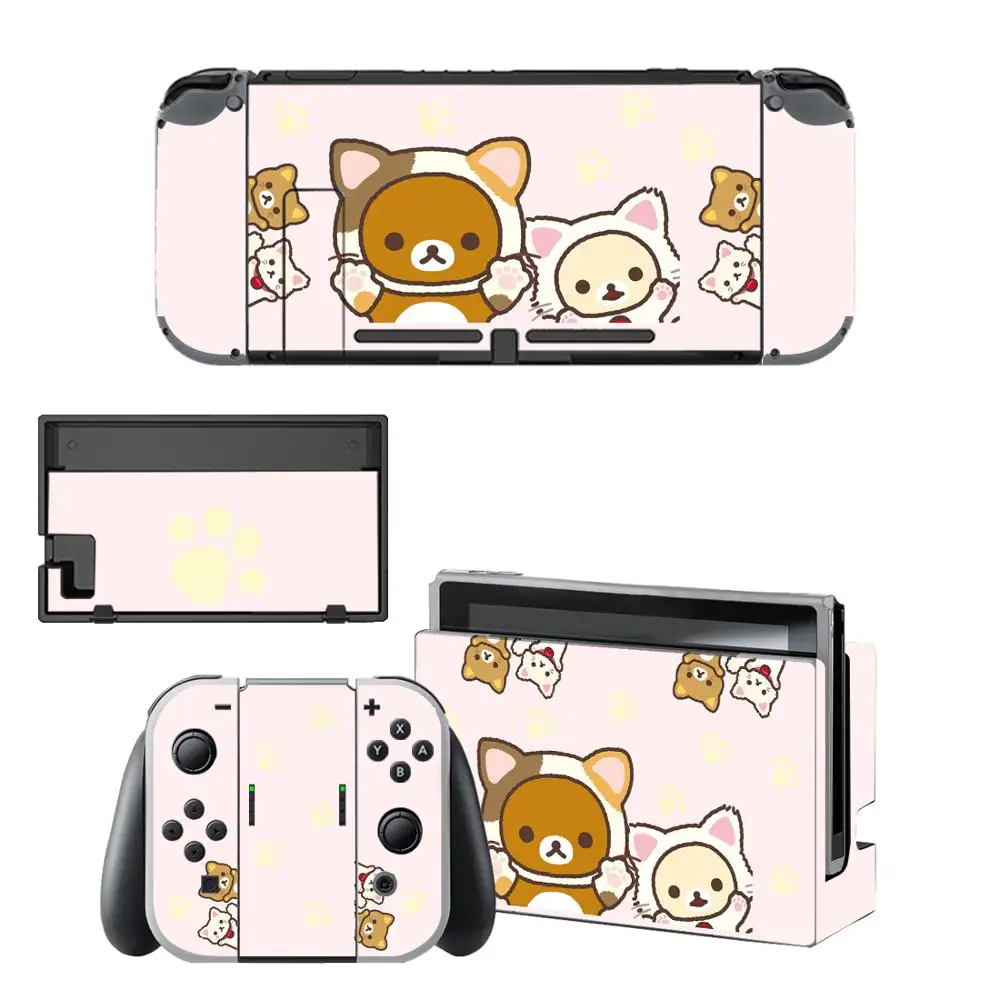 Rilakkuma Korilakkuma Nintendo Switch Skin Sticker NintendoSwitch stickers skins for Nintend Switch Console & Joy-Con Controller