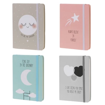 

Cute A6 Notepad Memo Diary Notebook Exercise Book Oil Painting Cover Stationery N1HD