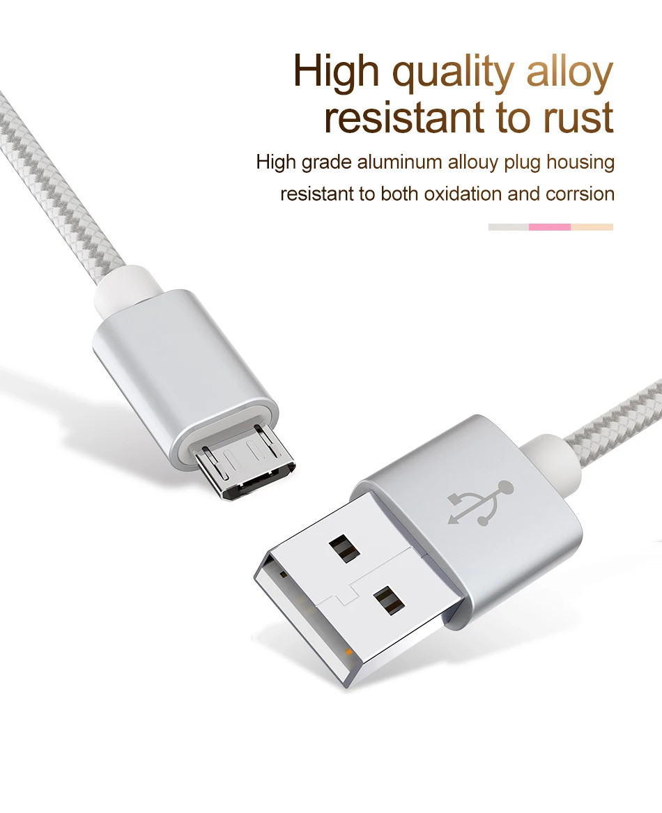 ROCK 3 в 1 USB кабель для iPhone samsung Xiaomi Micro usb type C кабель зарядного устройства для мобильного телефона Android шнур Быстрая зарядка