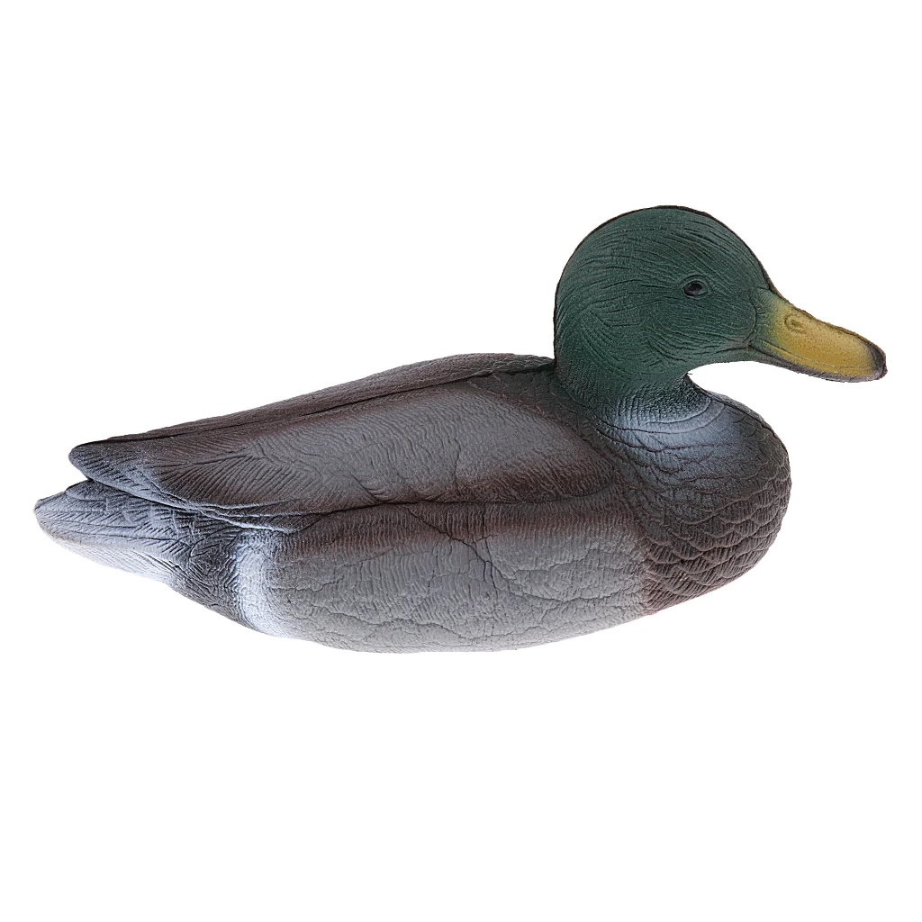 3D DUCK DECOY Drake Floating Lure & Weighted Keel Hunting Bait Lawn Ornaments Decors - Hunting Fishing Photography