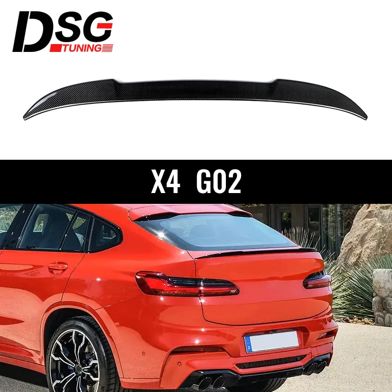 Задний спойлер для багажника BMW G02 X4 Xdrive25i Xdrive30i из углеродного материала 2018