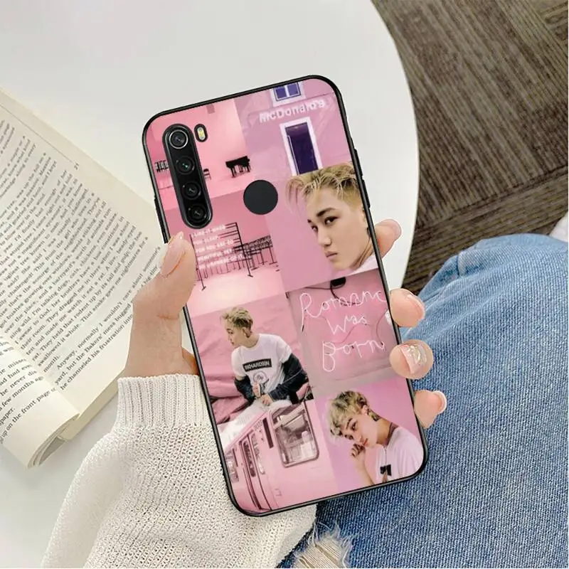 xiaomi leather case hard YNDFCNB EXO Mềm Điện Thoại Ốp Lưng Redmi Note 8Pro 8T 6Pro 6A 9 Redmi 8 7 7A Note 5 5A Note 7 xiaomi leather case cover Cases For Xiaomi