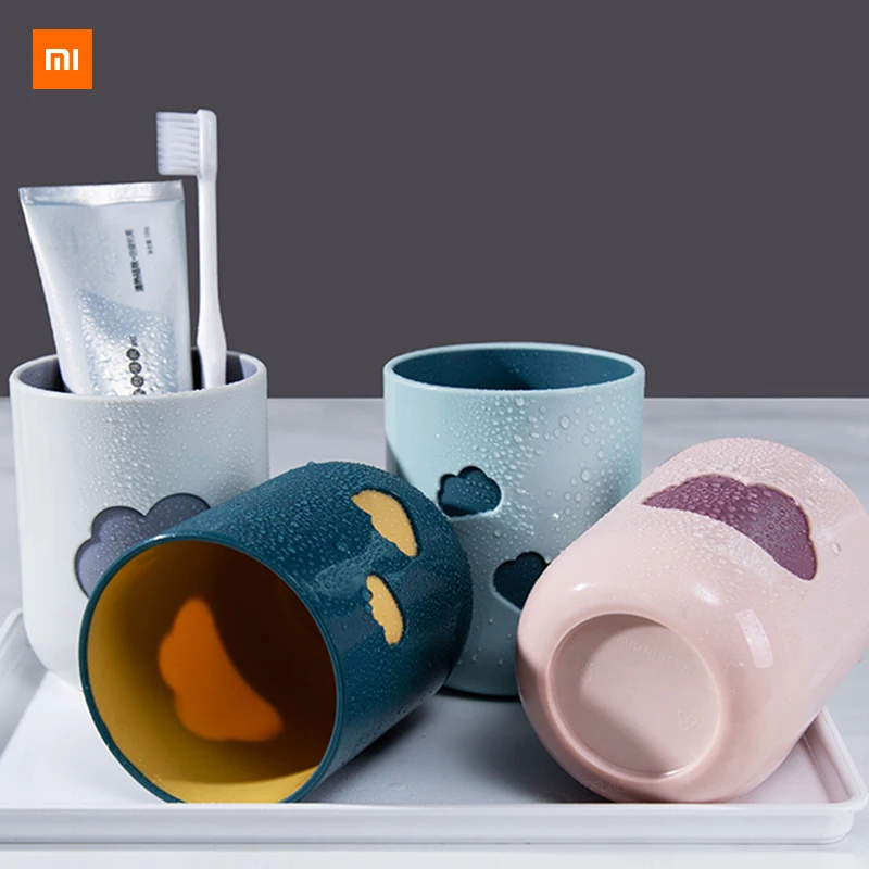 Xiaomi Mijia Youpin простая чашка для мытья облаков, бытовая чашка для чистки, милая пара, удобная чашка для рта, модная домашняя ванная комната