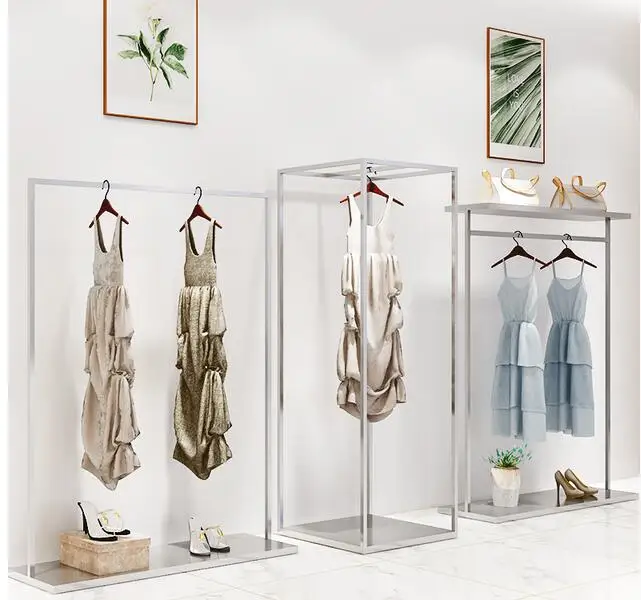 

Clothing store window display table screen partition floor hanger ins net red shop decoration table