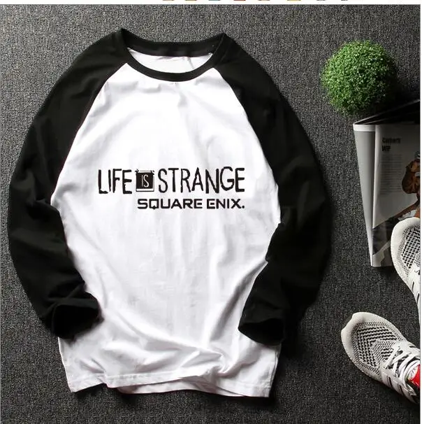 Новая летняя брендовая одежда Life Is Strange, Мужская футболка с круглым вырезом и принтом, хлопковая модная футболка с длинным рукавом