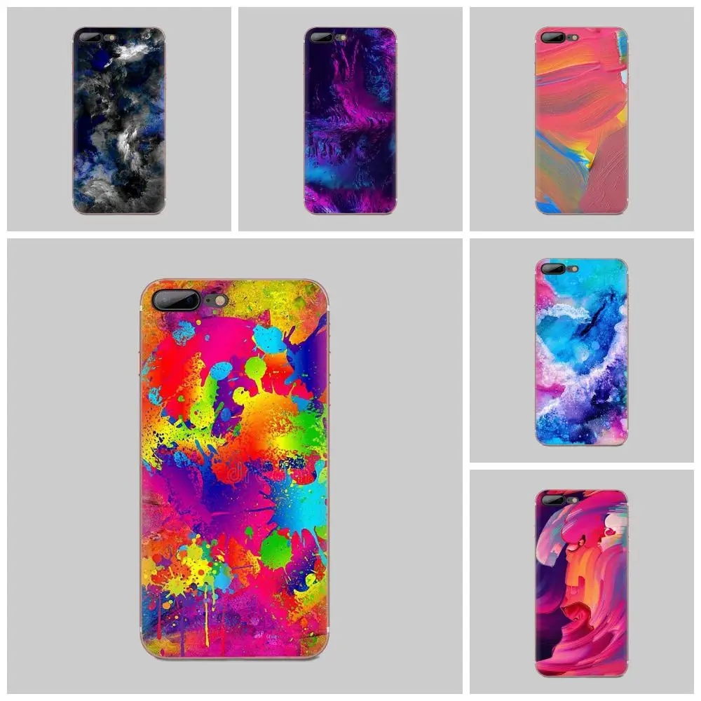 Мягкий ТПУ Гибридный цветной Граффити Для Xiaomi CC9 CC9E Mi 3 4 4i 5 5S 6 6X 8 9 SE Play Plus Pro Lite A1 Mix 2