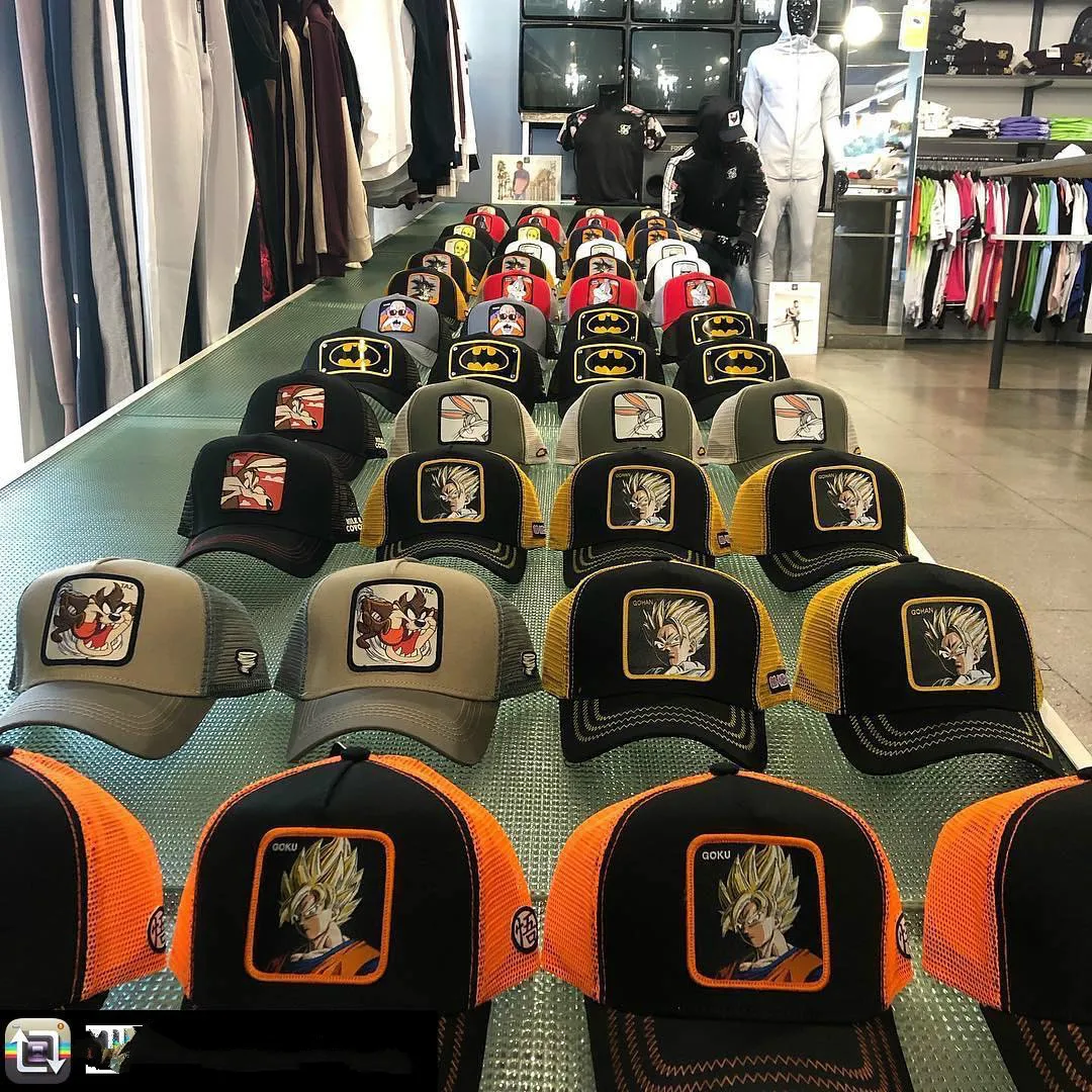 

Dragon Ball Goku Baseball Caps Men Women Snapback Hip Hop Cap Summer Bone gorra hombre Adjustable Trucker Cap Mesh Dad Hats CZX7