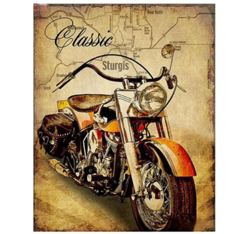 

Full 5D Diy Diamond Painting Cartoon Motorcycle Mosaic Diamond Rhinestone Embroidery Cross Stitch Home Decor Handicrafts Gift